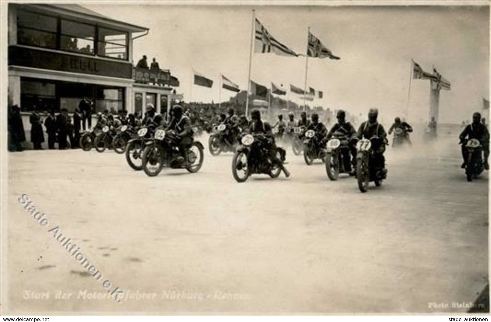 Motorrad Nürburg Ring  Foto AK I-II - Motorfietsen