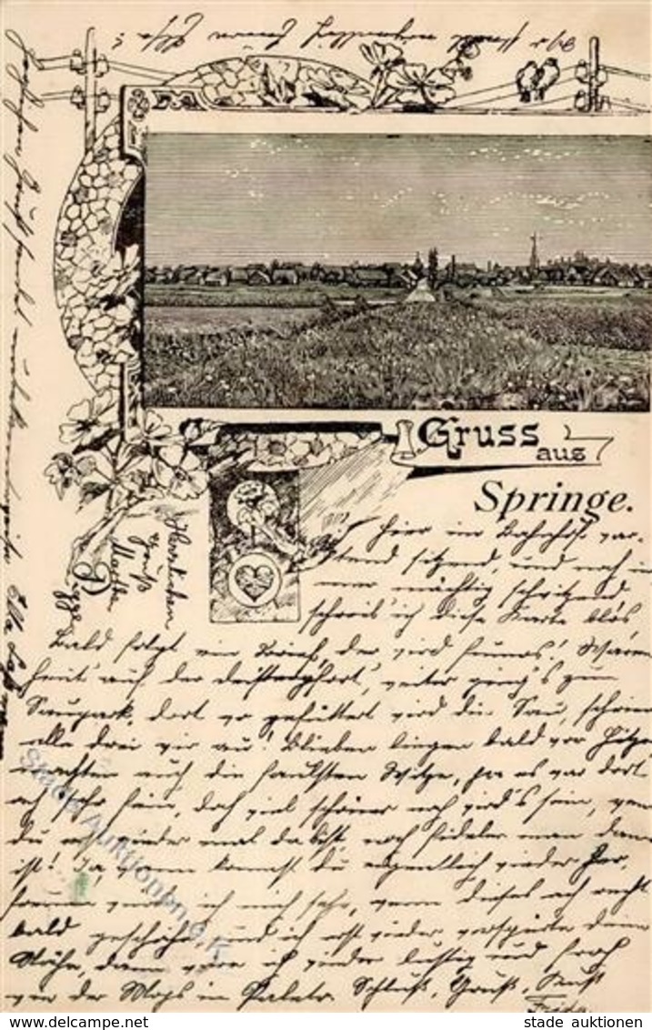 Vorläufer Springe (3257) 1895 I-II (fleckig) - Ohne Zuordnung