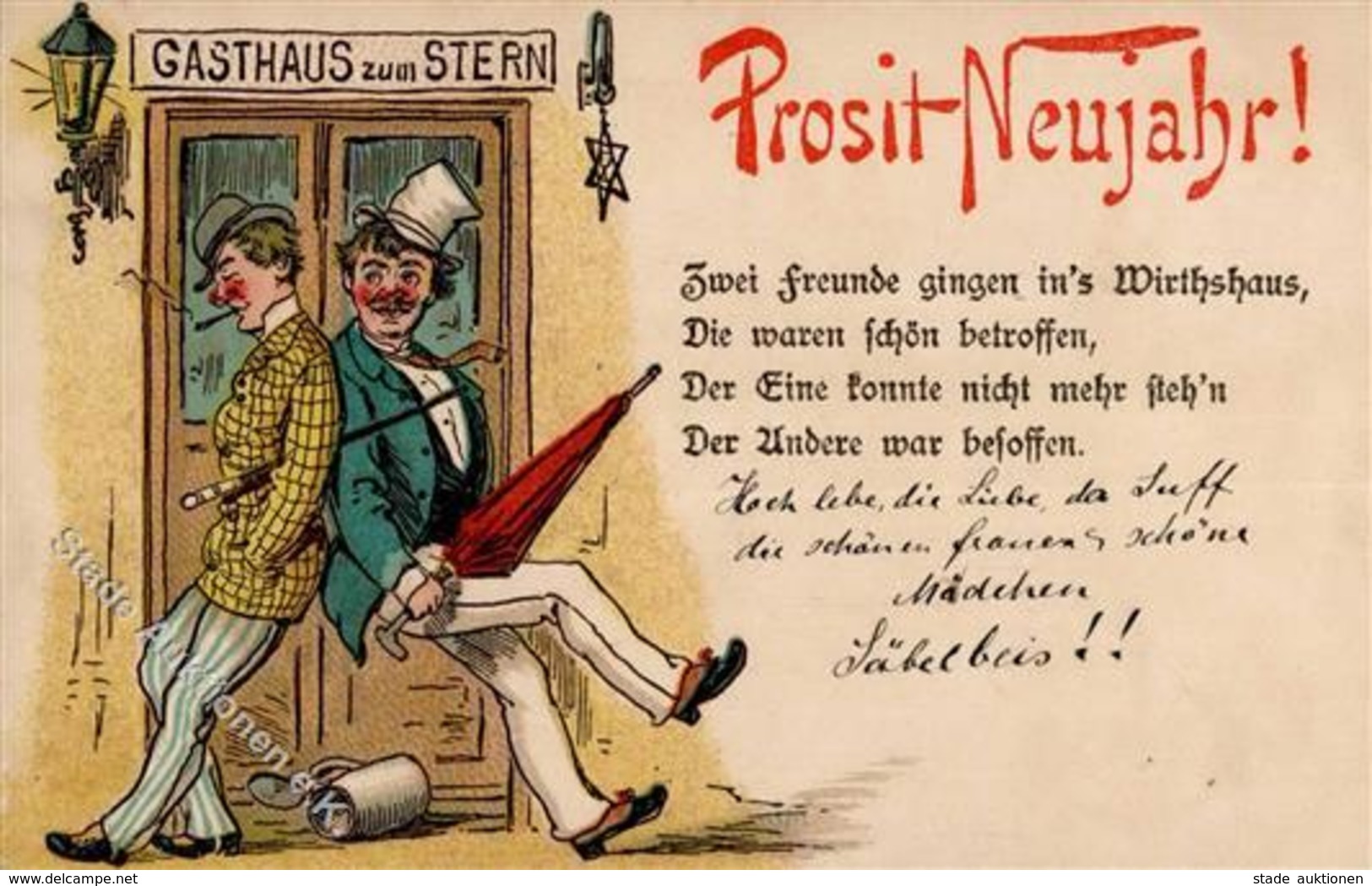 Vorläufer 1887 Nidda (6478) Neujahr I-II Bonne Annee - Ohne Zuordnung