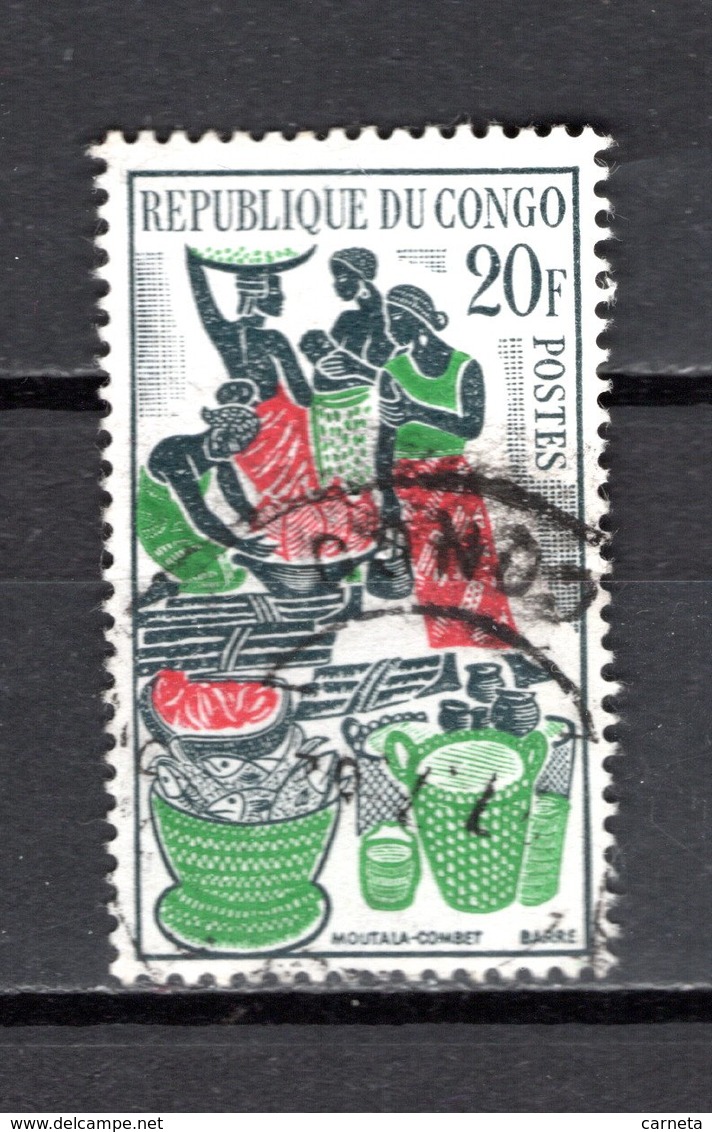 CONGO   N° 149  OBLITERE  COTE  0.50€   MARCHE DE BRAZZAVILLE - Oblitérés