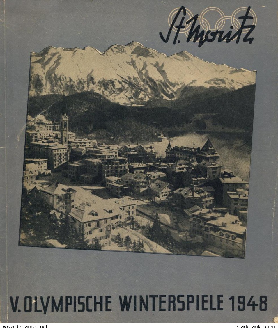 Olympiade Winterspiele Buch St. Moritz 1948 Willy, Max H. Universitätsdruckerei Poppen & Ortmann 60 Seiten Viele Abbildu - Olympic Games