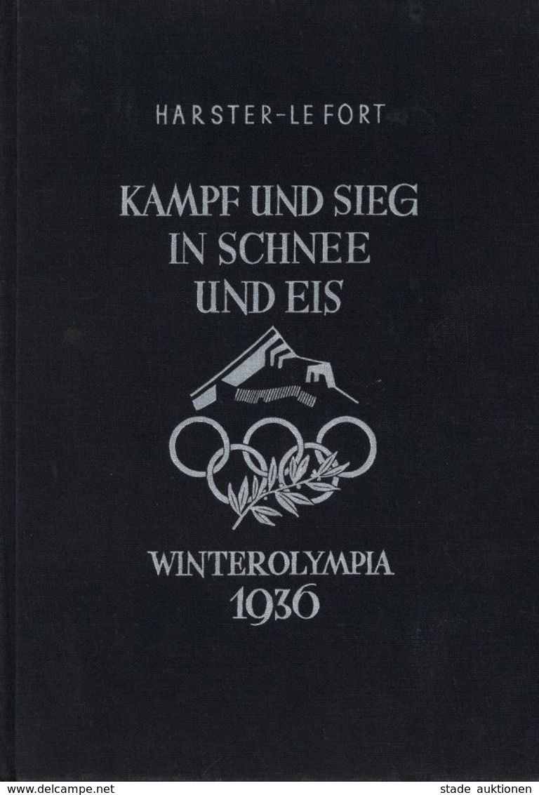 GARMISCH OLYMPIA 1936 - BUCH -WINTER-OLYMPIA 1936 - KAMPF Und SIEG In SCHNEE Und EIS- 111 Seiten, Viele Abbildungen, Ver - Olympic Games