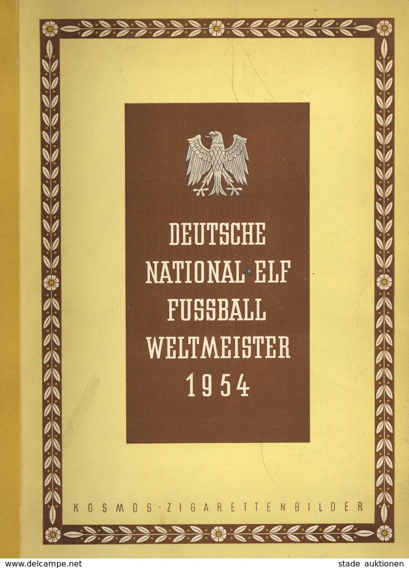 Sammelbild-Album Deutsche National Elf Fußball Weltmeister 1954 Kosmos Zigarettenbilder Kompl. II - Football