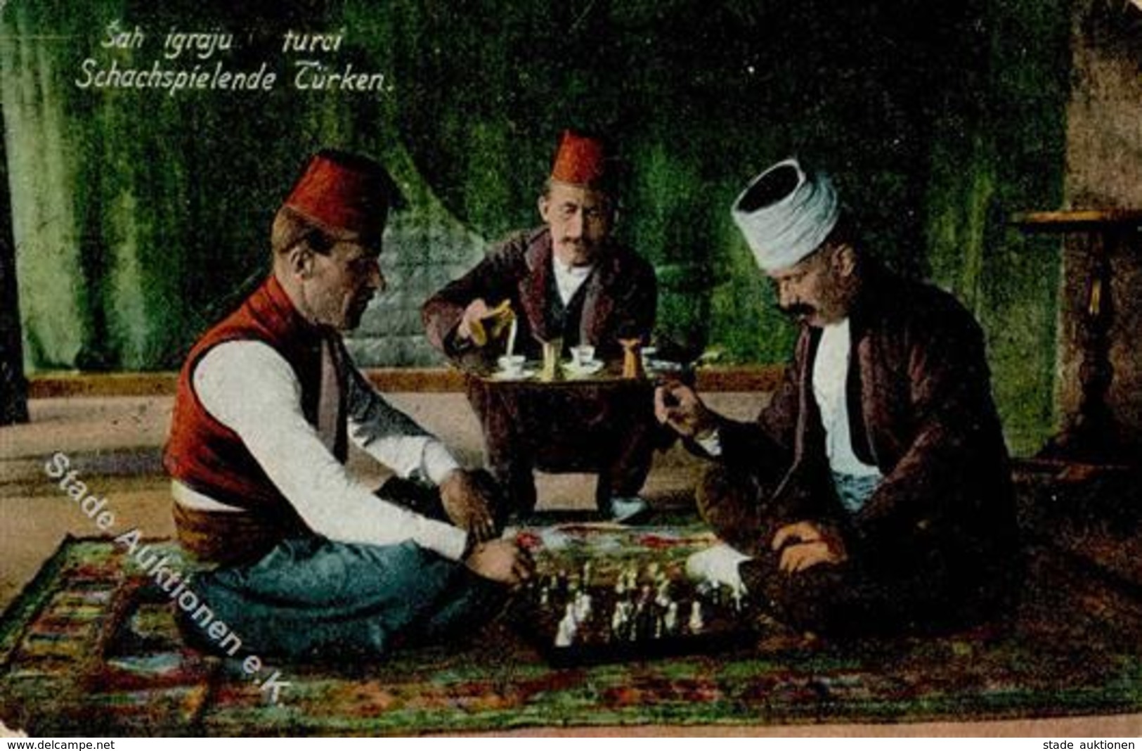 Schach Türkei I-II (Ecke Abgestoßen) - Chess