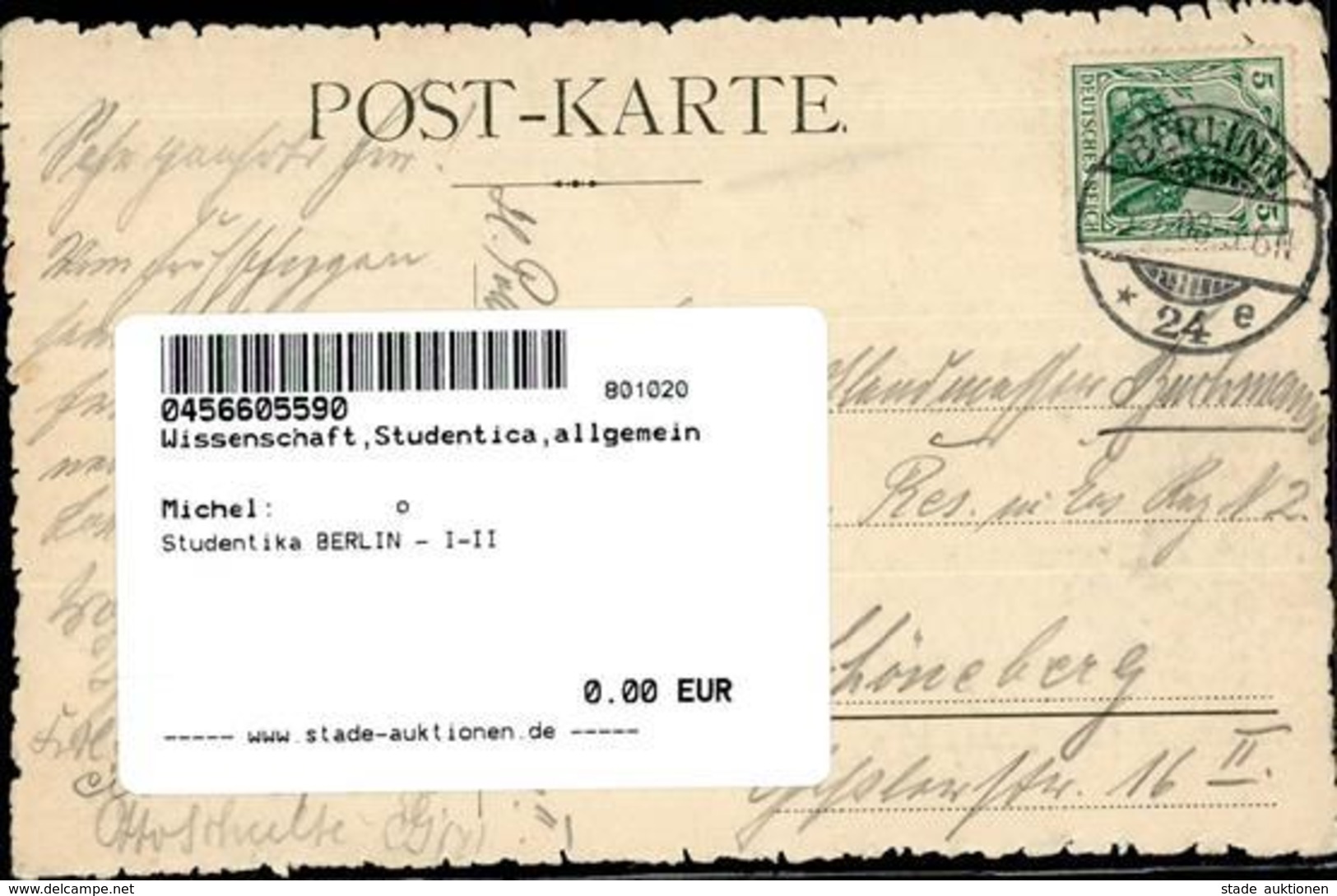 Studentika BERLIN - I-II - Unclassified