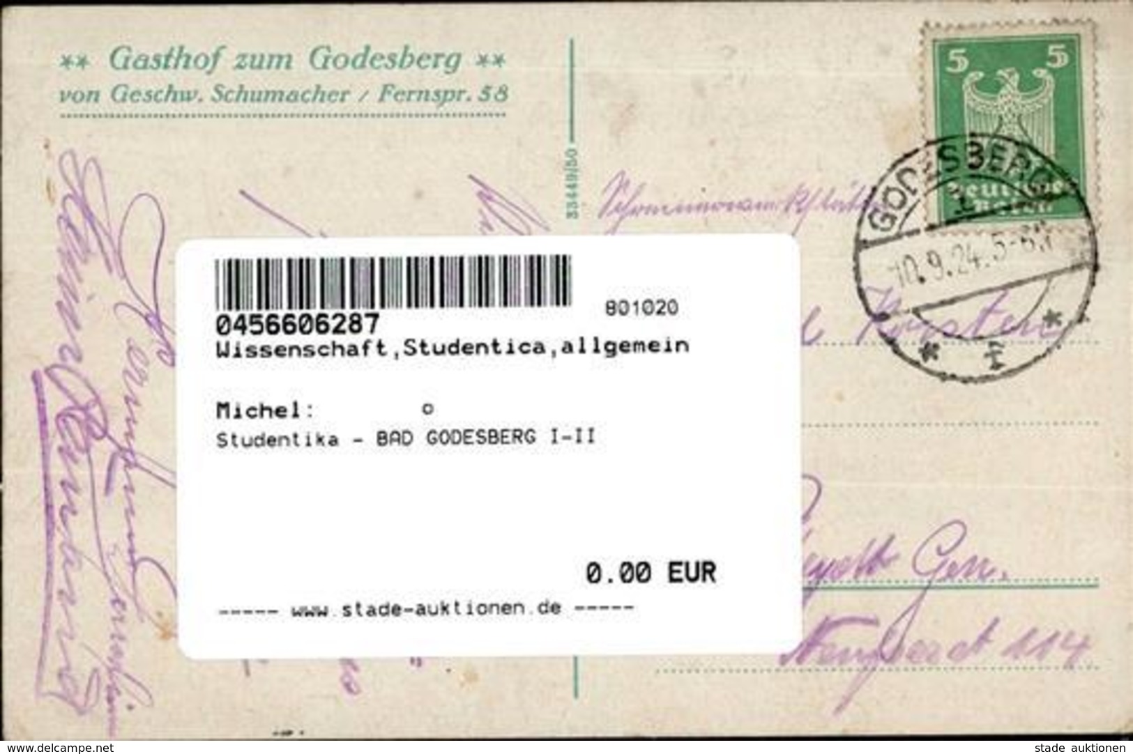 Studentika - BAD GODESBERG I-II - Non Classés