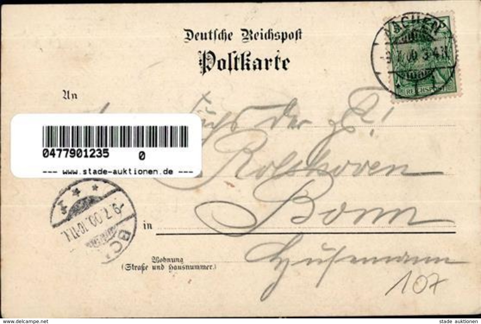 Studentika Aachen (5100) Carolingia Sei's Panier 1900 I-II - Unclassified