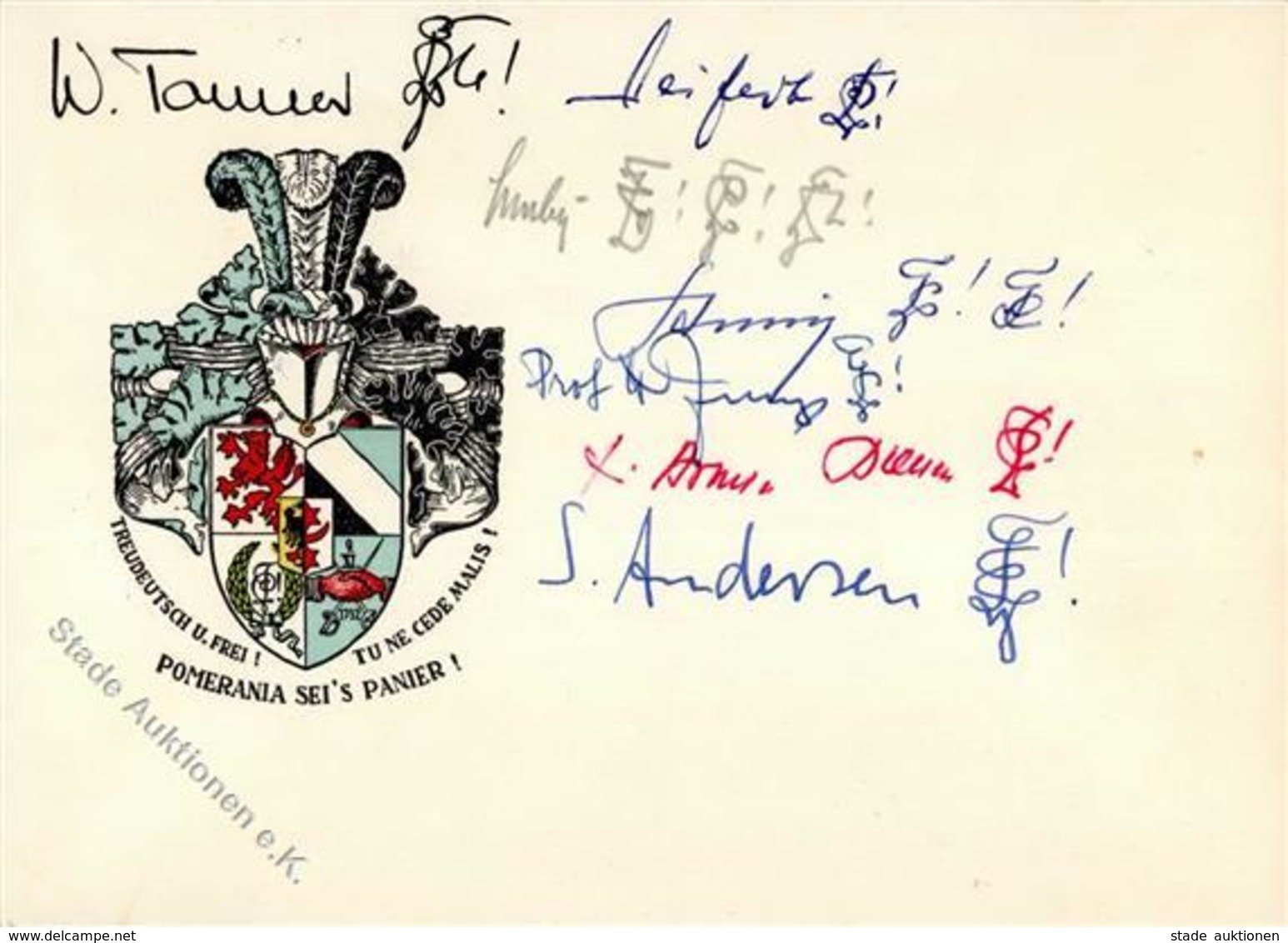 Studentika Aachen (5100) Pomerania I-II - Ohne Zuordnung