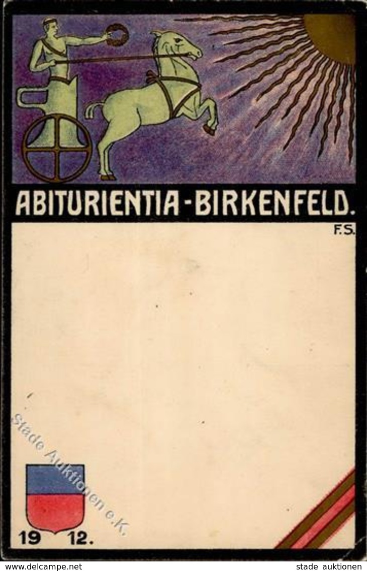 Studentika BIRKENFELD - Sign. FS 1912 I-II - Unclassified