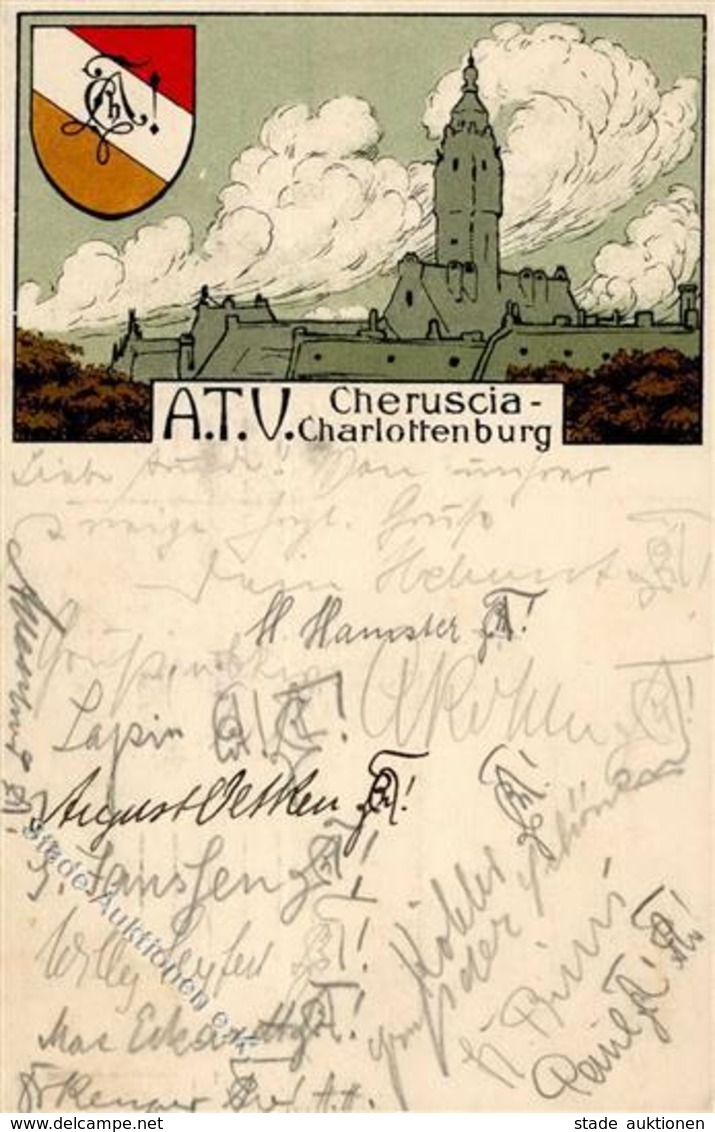 Studentika Charlottenburg (1000) ATV Cheruscia 1912 I-II - Ohne Zuordnung