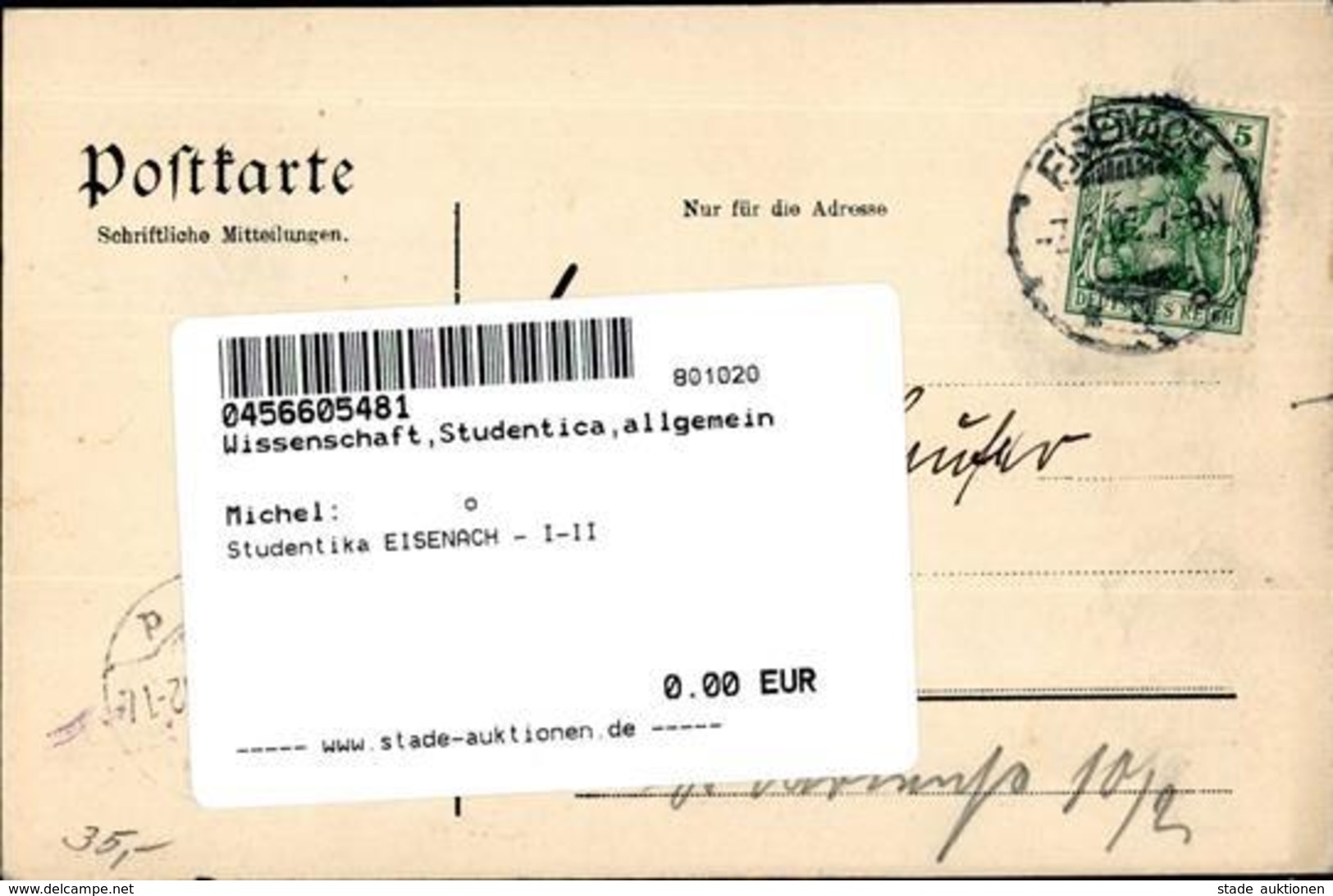 Studentika EISENACH - I-II - Unclassified