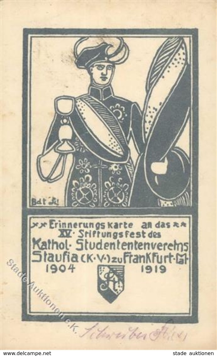 Studentika FRANKFURT/Main - Stiftungsfest 1919 Ecke Gestoßen II - Ohne Zuordnung