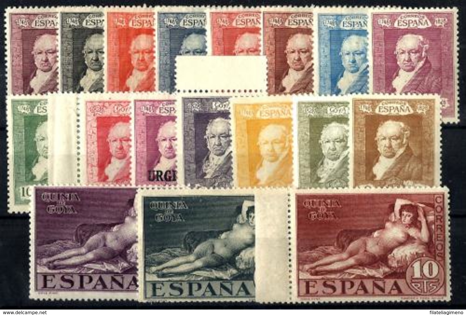 España Nº 499/516 En Nuevo - Nuevos