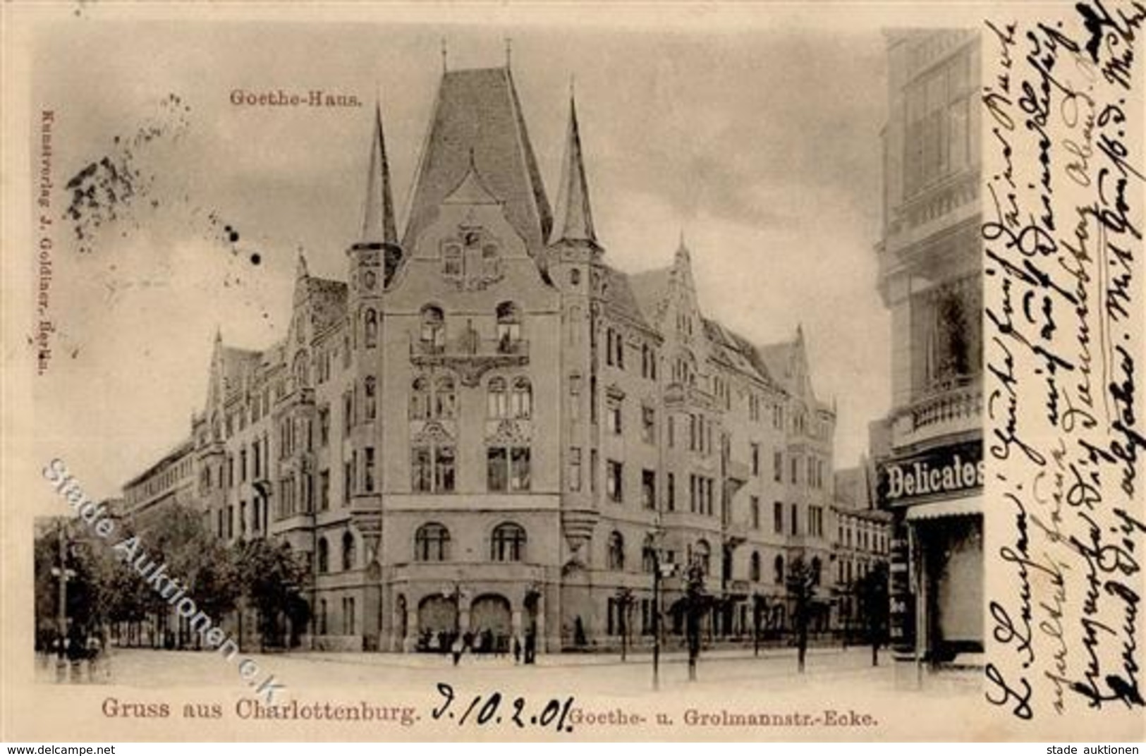 Charlottenburg (1000) Goethestrasse Grolmannstrasse Delikatessenhandlung I-II - Cameroon