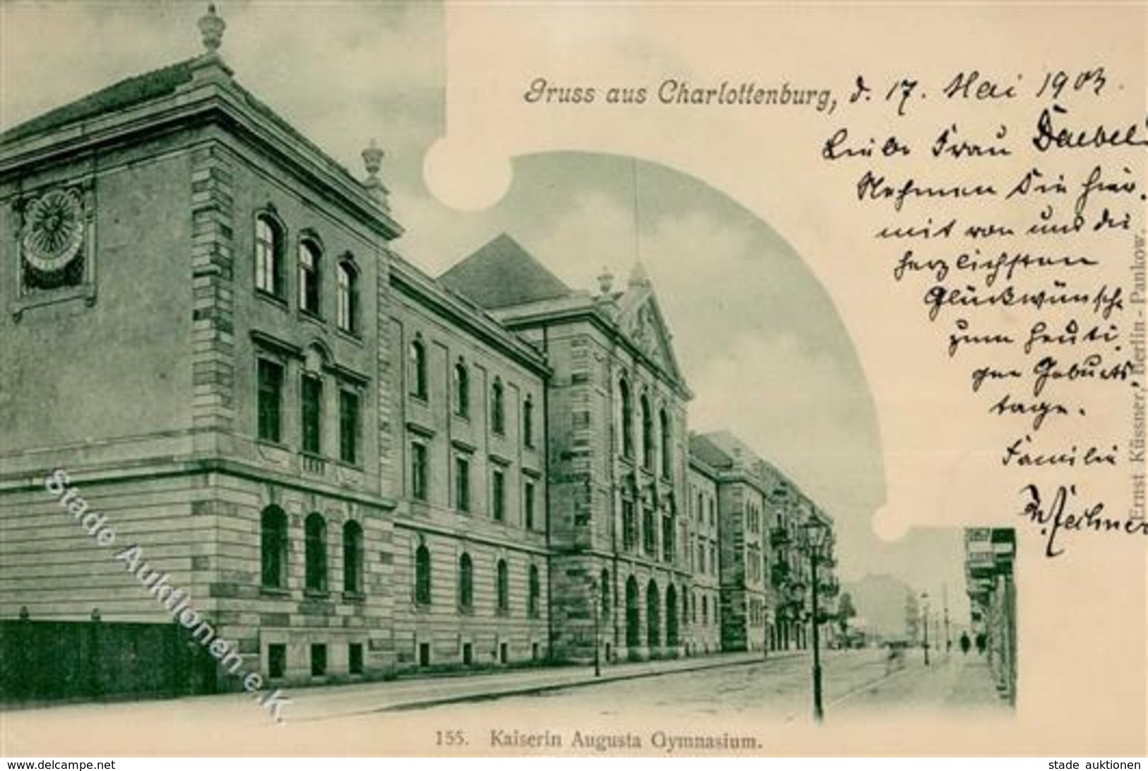 Charlottenburg (1000) Kaiserin Augusta Gymansium 1903 I- - Kamerun