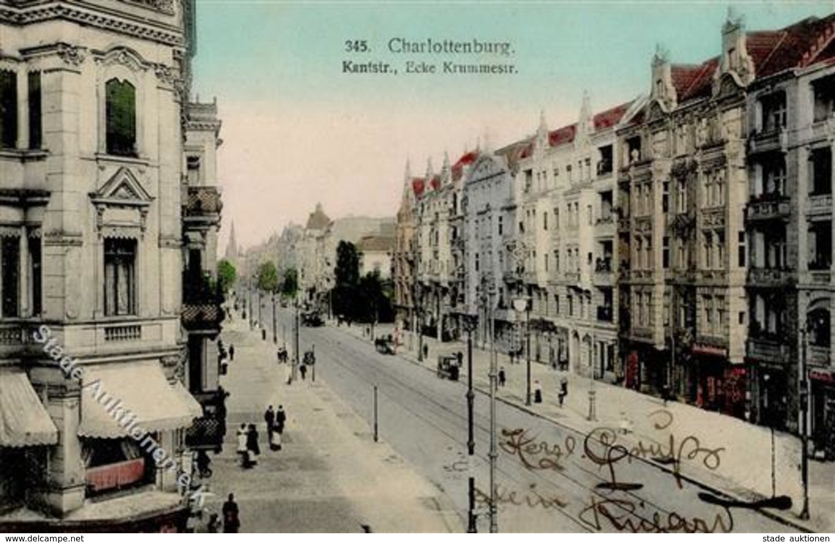 Charlottenburg (1000) Kanstrasse Krummestrasse 1908 I - Cameroon