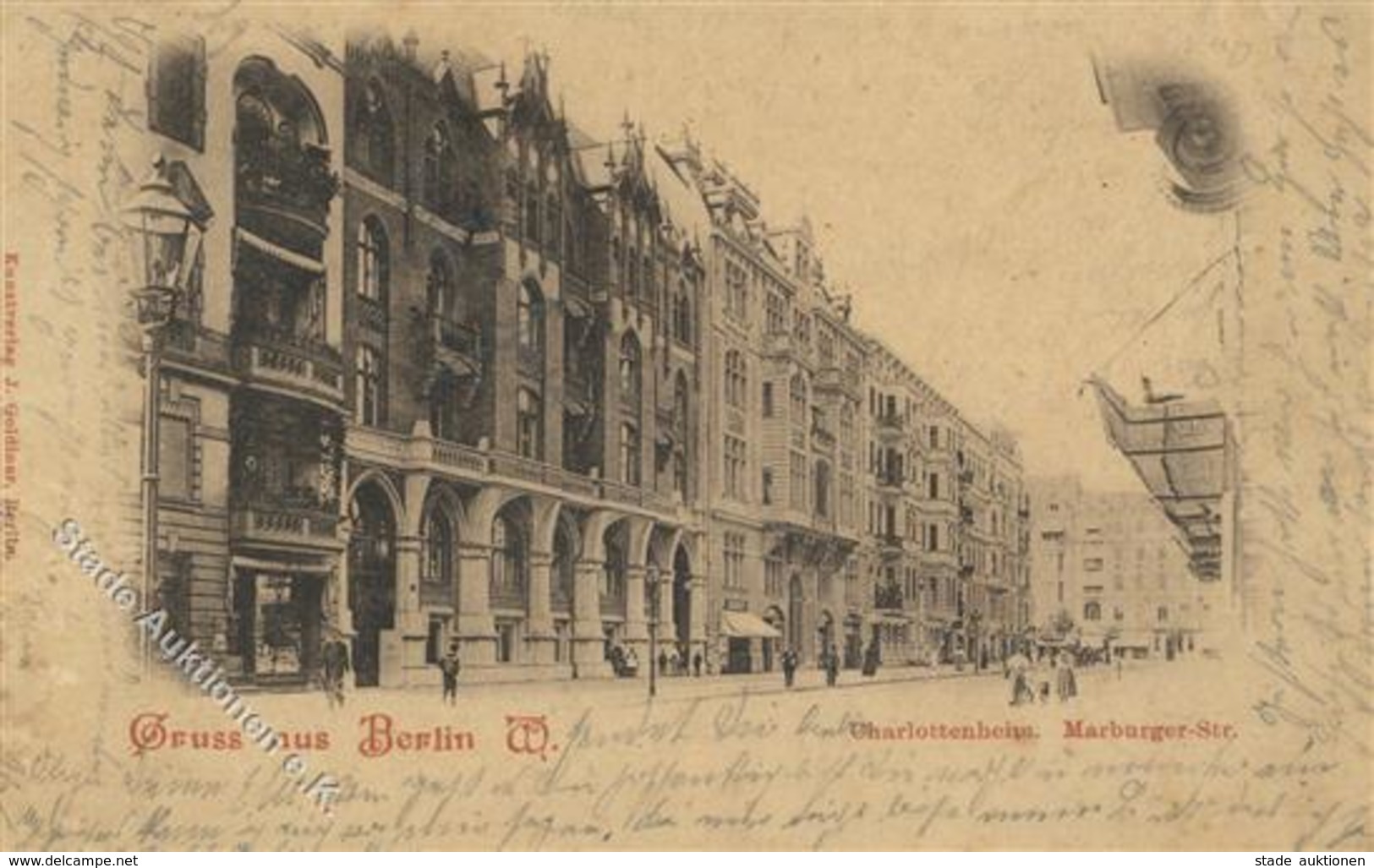 Charlottenburg (1000) Marburger Strasse  1899 I - Kamerun