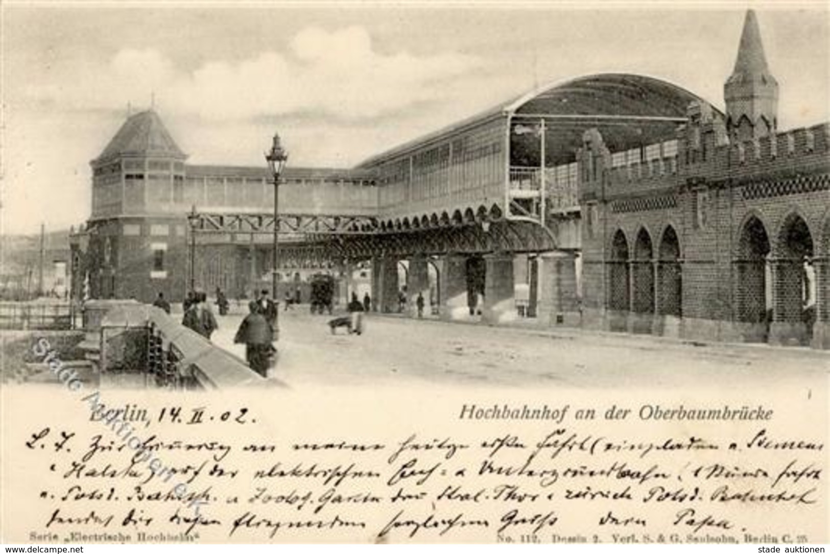 Kreuzberg (1000) Bahnhof An Der Oberbaumbrücke  1902 I-II - Cameroon