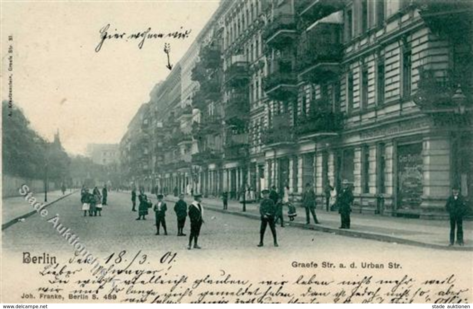 Kreuzberg (1000) Gräfestraße Urbanstraße Weinhandlung  1901 I-II - Cameroun