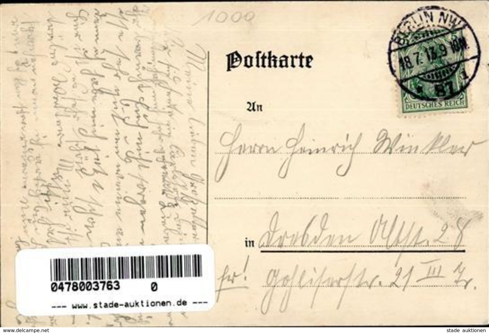 Spandau (1000) Gasthaus Carlshof Heidelberger Fass Glaspalast  1913 I-II - Cameroun