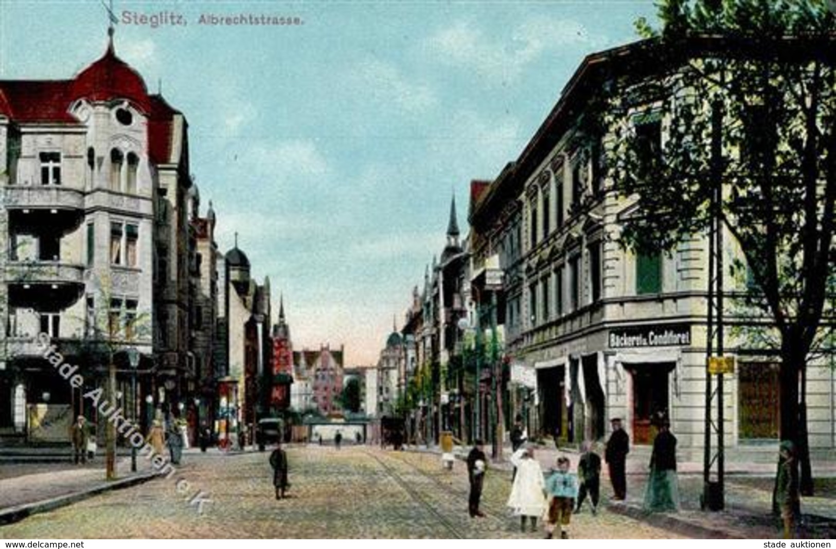 Steglitz (1000) Albrechtstraße Cafe  1918 I-II - Cameroun