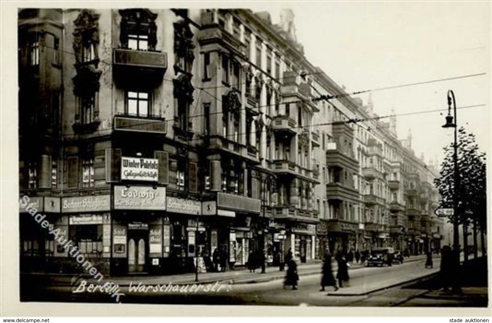 Friedrichshain (O1020) Warschauer Straße Gasthaus Ludwig  Foto AK I- - Kamerun