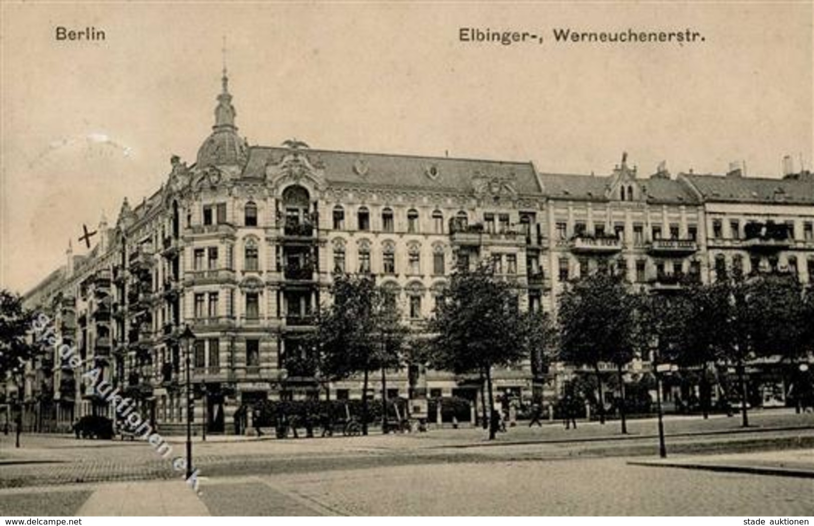 Pankow (O1100) Elbingerstraße Werneuchener Str. Litfaßsäule II (Marke Entfernt, Stauchung, Abschürfung VS - Cameroon