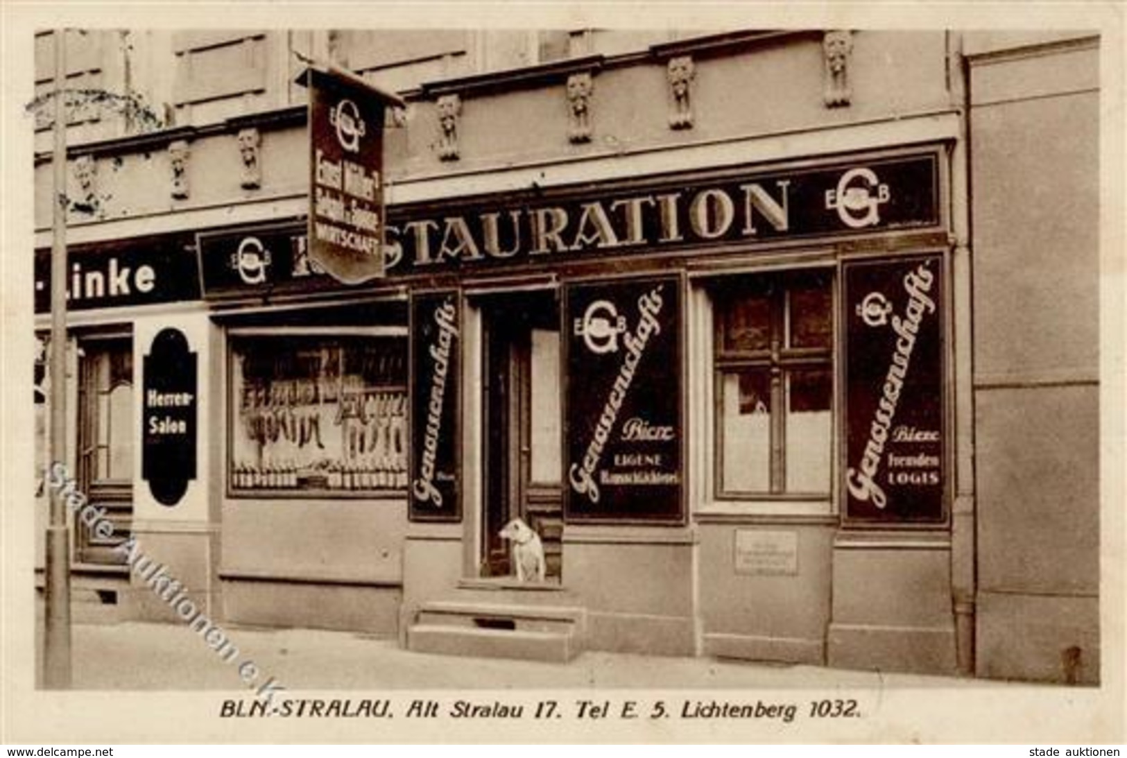 Treptow (O1193) Alt Stralau 17 Gasthaus Ernst Müller  I-II - Cameroon