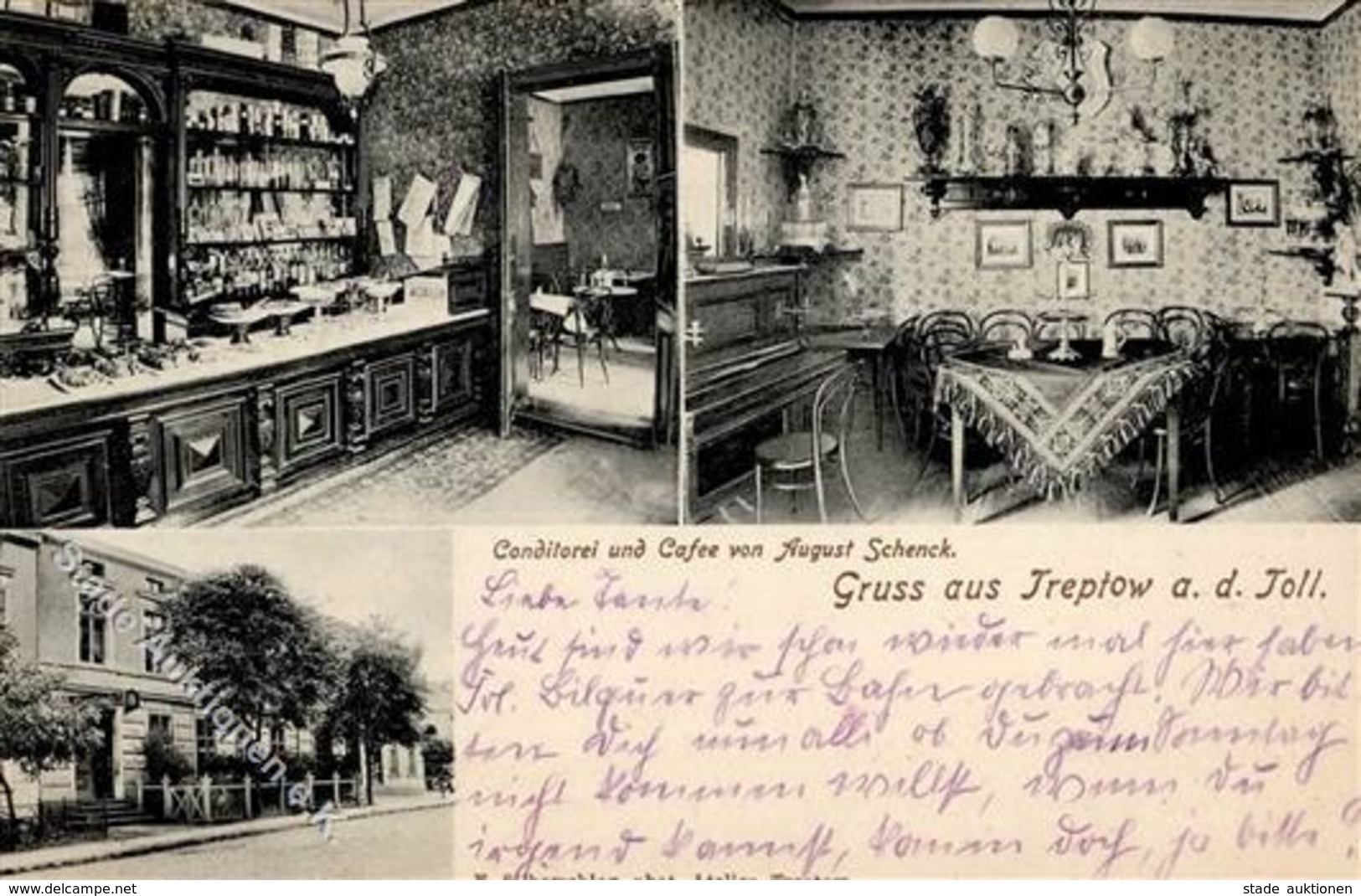 Treptow (O1193) Cafe August Schenck  1907 I-II - Cameroon