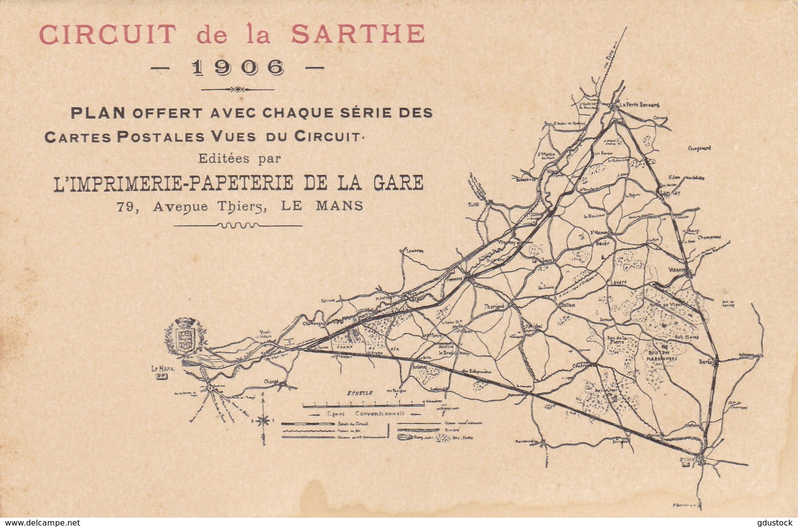 Sarthe - Circuit De La Sarthe - 1906 - Autres & Non Classés