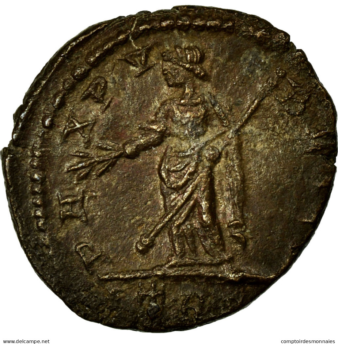 Monnaie, Hélène, Follis, 337-340, Trèves, TTB+, Cuivre, RIC:90 - L'Empire Chrétien (307 à 363)