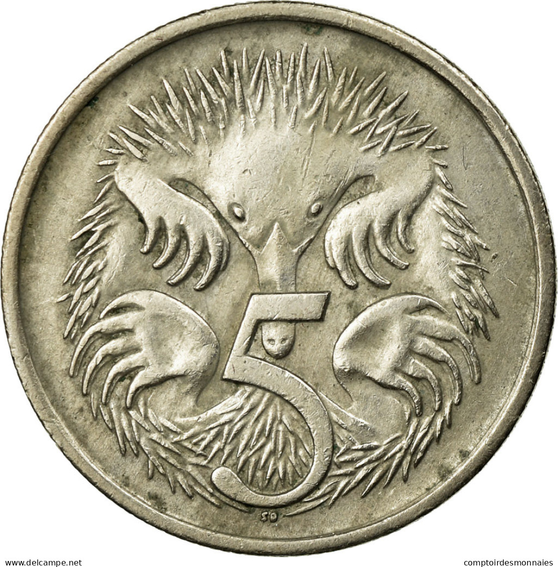 Monnaie, Australie, Elizabeth II, 5 Cents, 1966, TTB, Copper-nickel, KM:64 - Threepence