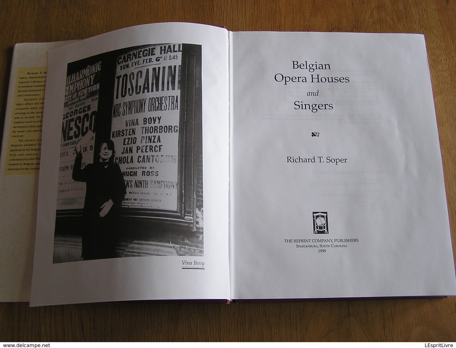 BELGIAN OPERA HOUSES AND SINGERS R Soper Opéras Opérette Ténors Soprano Variétés Musique Chanteur Music Hall Théatre - Culture