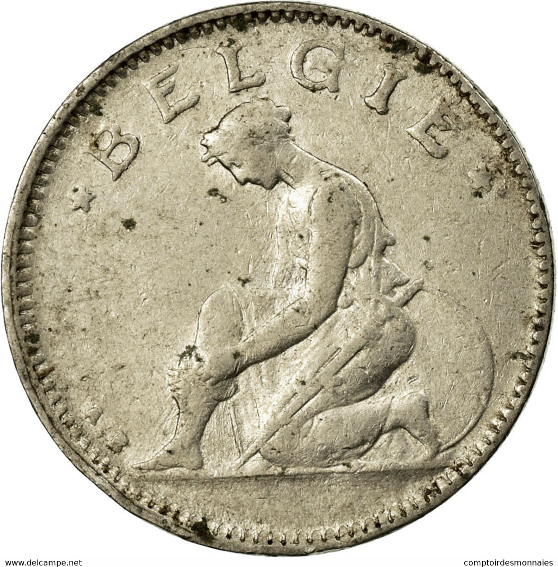 Monnaie, Belgique, 50 Centimes, 1923, TB+, Nickel, KM:88 - 50 Centimes