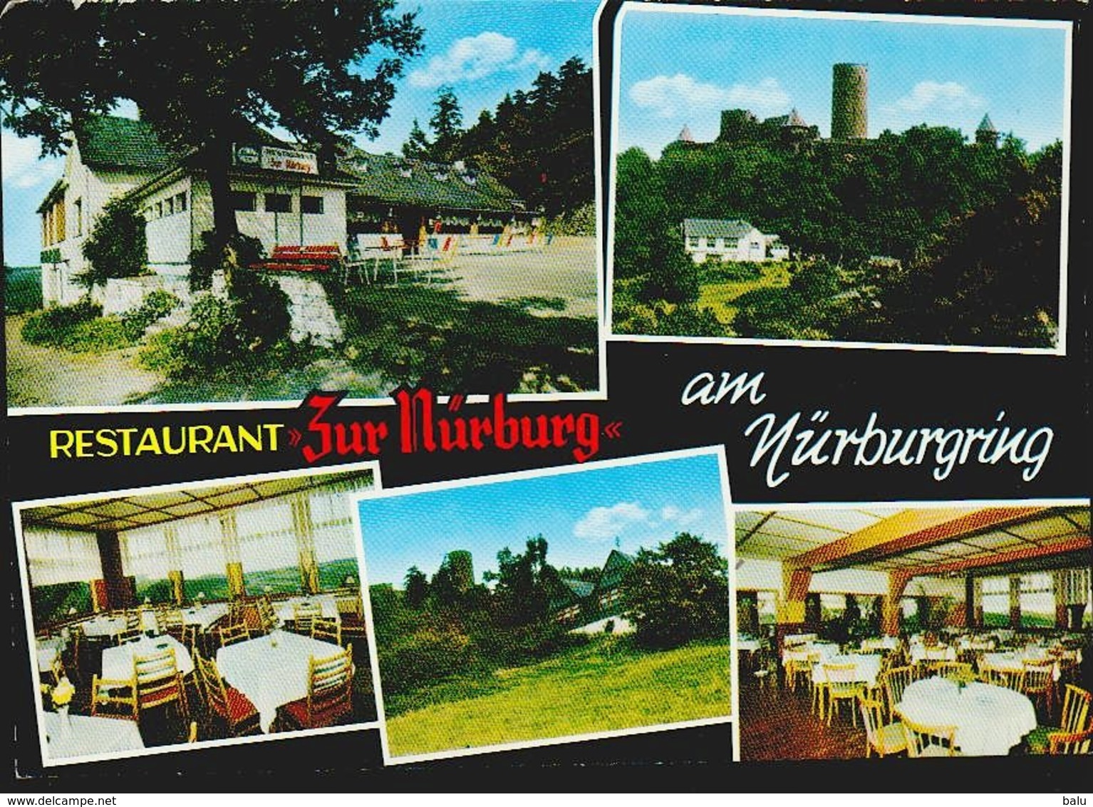 MBK Restaurant Zur Nürburg Am Nürburgring. NEU, 2 Scans, 14,8 X 10,5 Cm. Ca. 1971 - Sonstige & Ohne Zuordnung