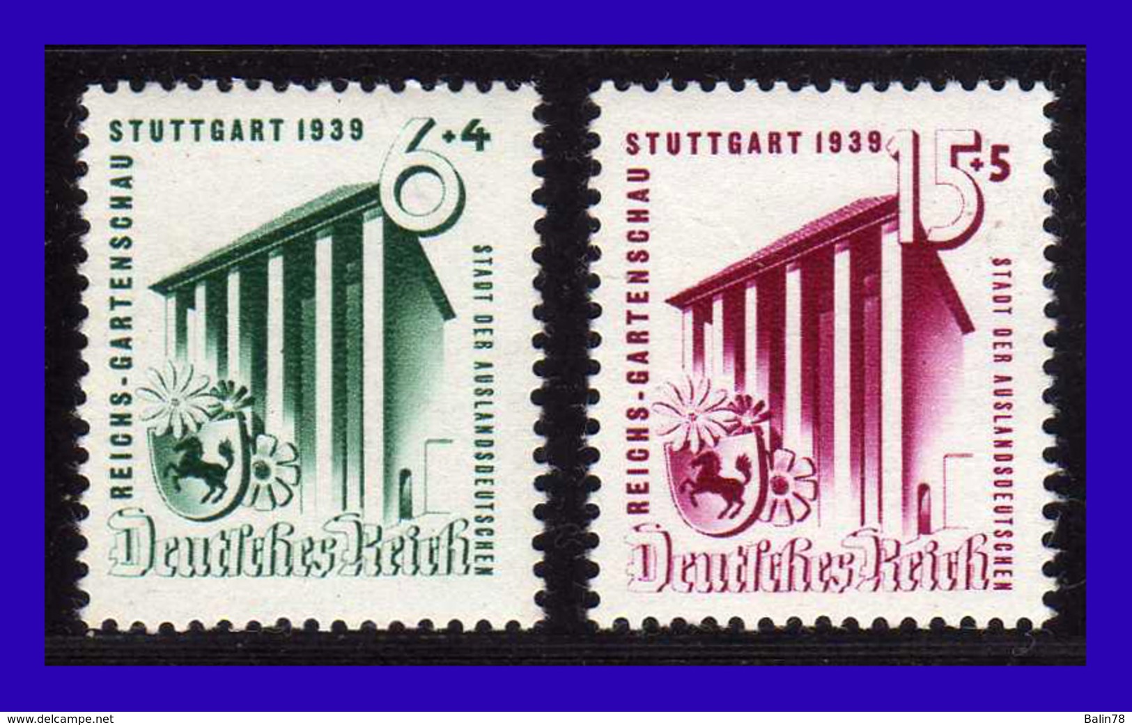 1939 - Alemania - Sc. B -138 - B 139 - MNH - AL-127 - Nuevos