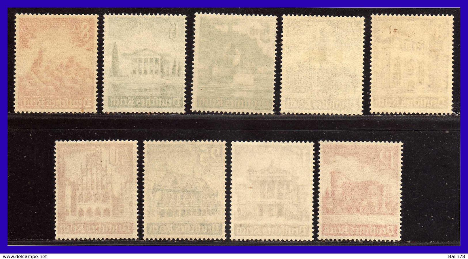 1940 - Alemania - Sc. B 177 - B 185 - MNH - AL- 04 - Nuevos