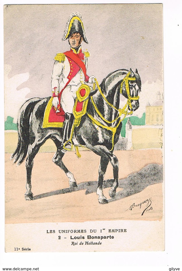 Uniforme.1er Empire. Louis Bonaparte.  BUCQUOY.  (1) - Uniforms