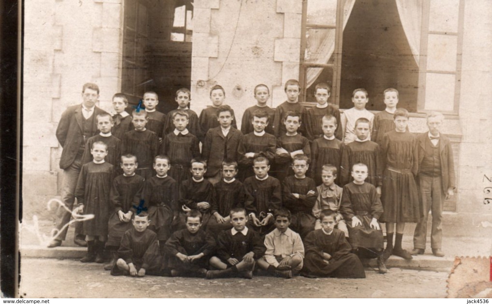 Carte Postale Ancienne - à Identifier - Photo De Classe Garçons - A Identifier