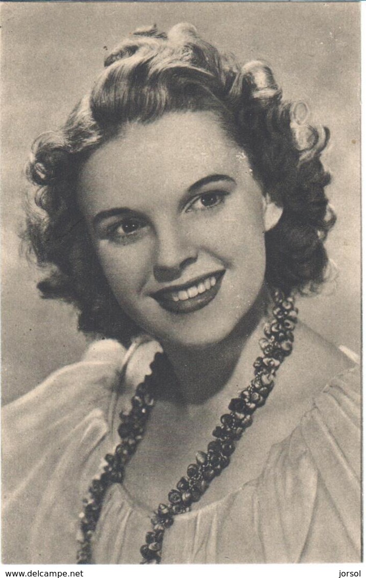 POSTAL   FOTOGRAFIA  DE LA ACTRIZ  JUDY GARLAND - Photos