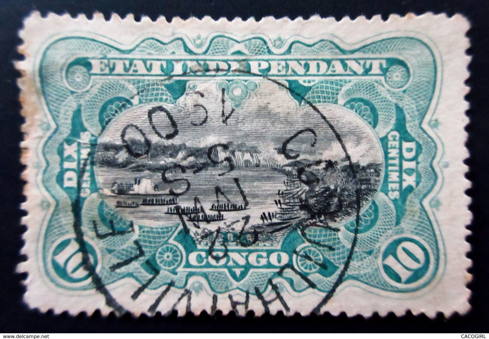 1895 Etat Indépendant Du Congo Yt 18 . Stanley Falls . Belle Oblitération ,used - Gebraucht