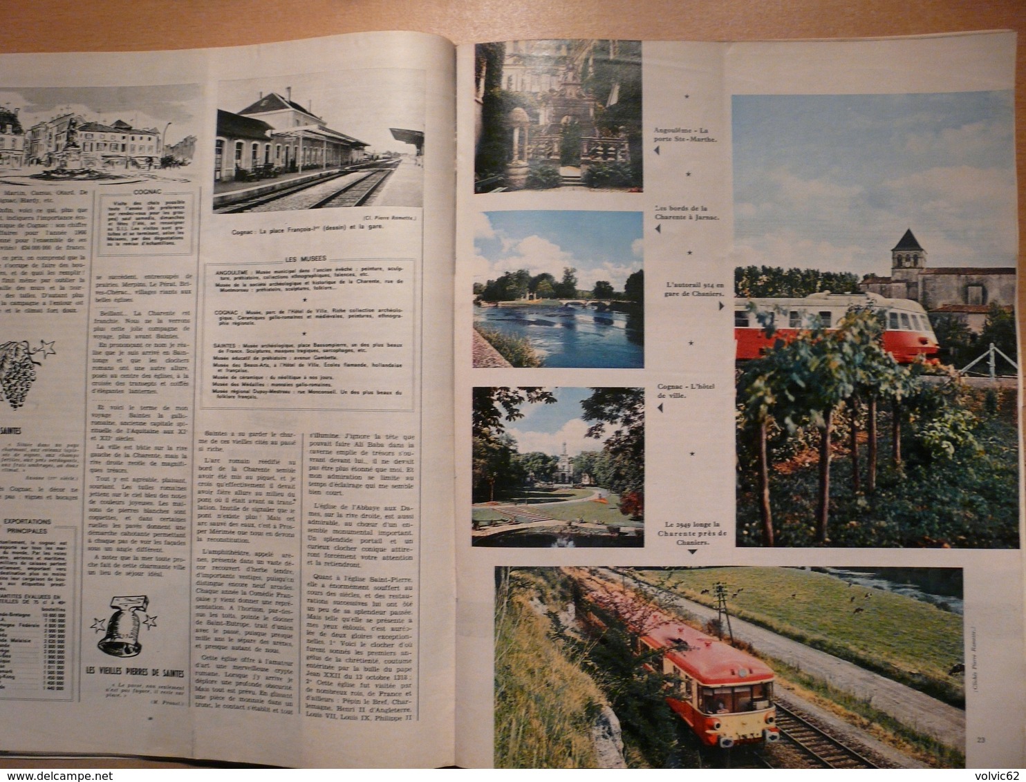 Vie du Rail 1123 1967 St Amour St Jean de losne beillant cognac angouleme saintes chaniers jarnac rochefort herimoncourt