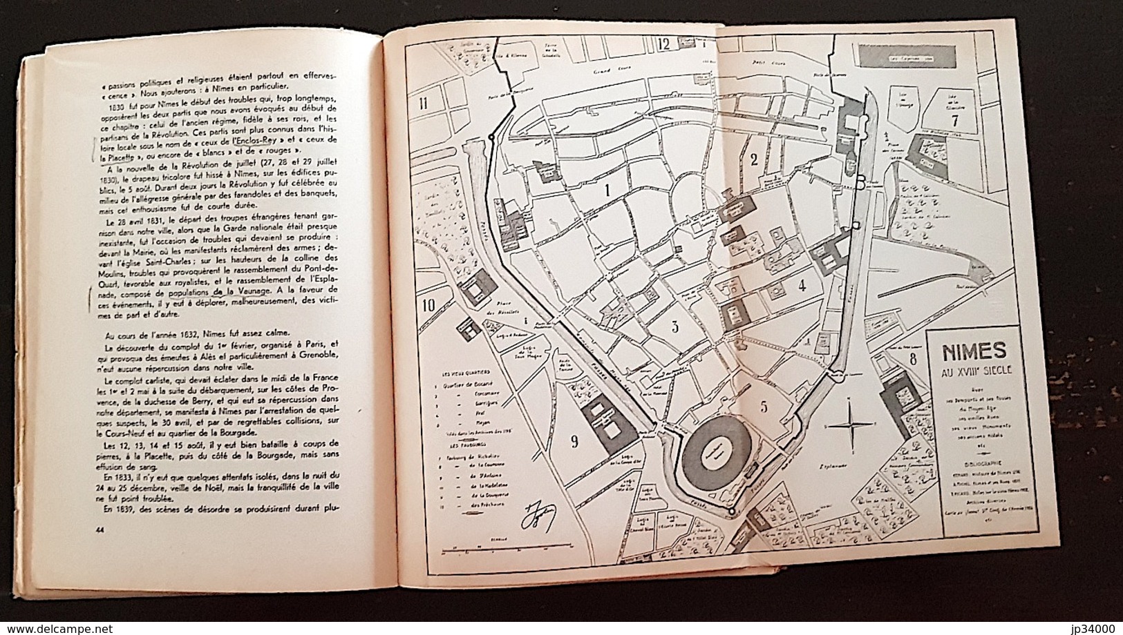 NIMES Son Histoire, Ses Monuments De J. IGOLEN, Et L. SALLE. En 1959. (régionalisme Languedoc, Occitanie) - Languedoc-Roussillon