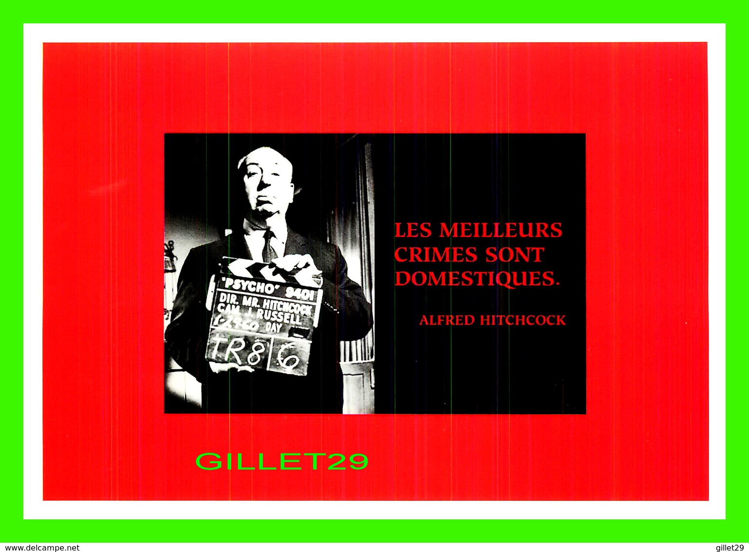 CÉLÉBRITÉS - ALFRED HITCHCOCK, 1899-1980 - RÉALISATEUR - LES MEILLEURS CRIMES SONT DOMESTIQUES - ÉDITIONS HAZAN EN 1997 - Artistes