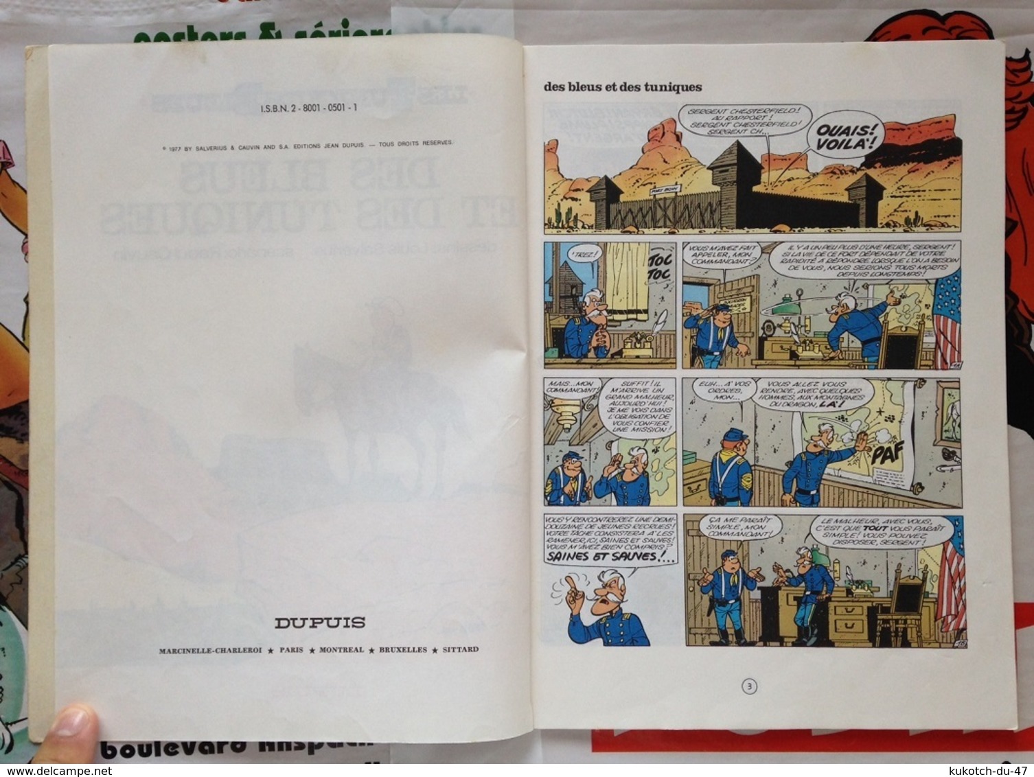 BD Tuniques Bleues - Les Déserteurs - Tome 10 (1981) - Tuniques Bleues, Les