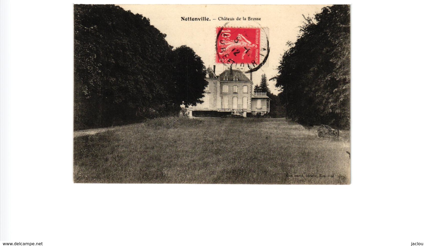 NOTTONVILLE ,CHATEAU DE LA BROSSE  REF 58375 C - Sonstige & Ohne Zuordnung