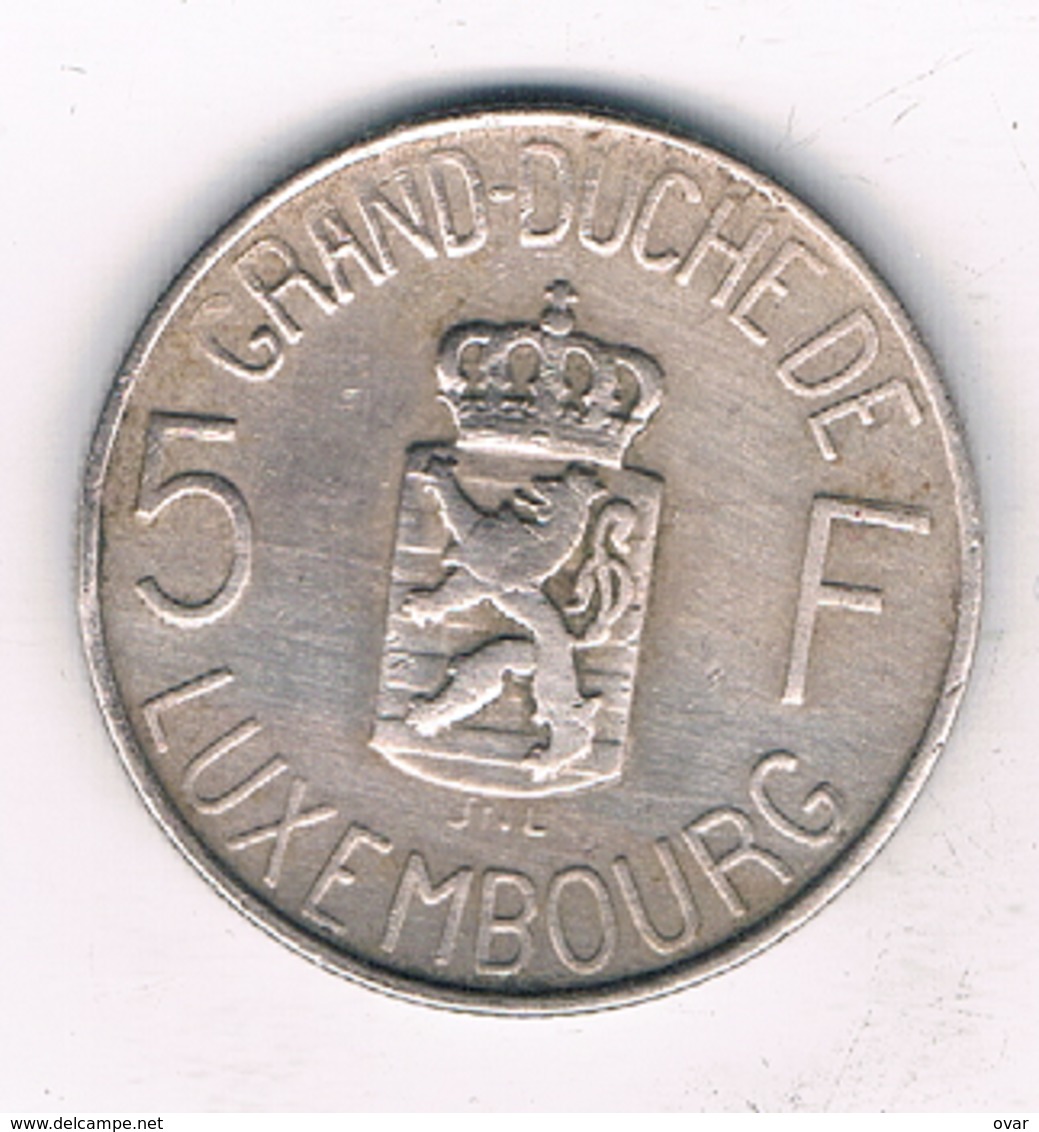 5 FRANCS 1962 LUXEMBURG /8941/ - Luxembourg