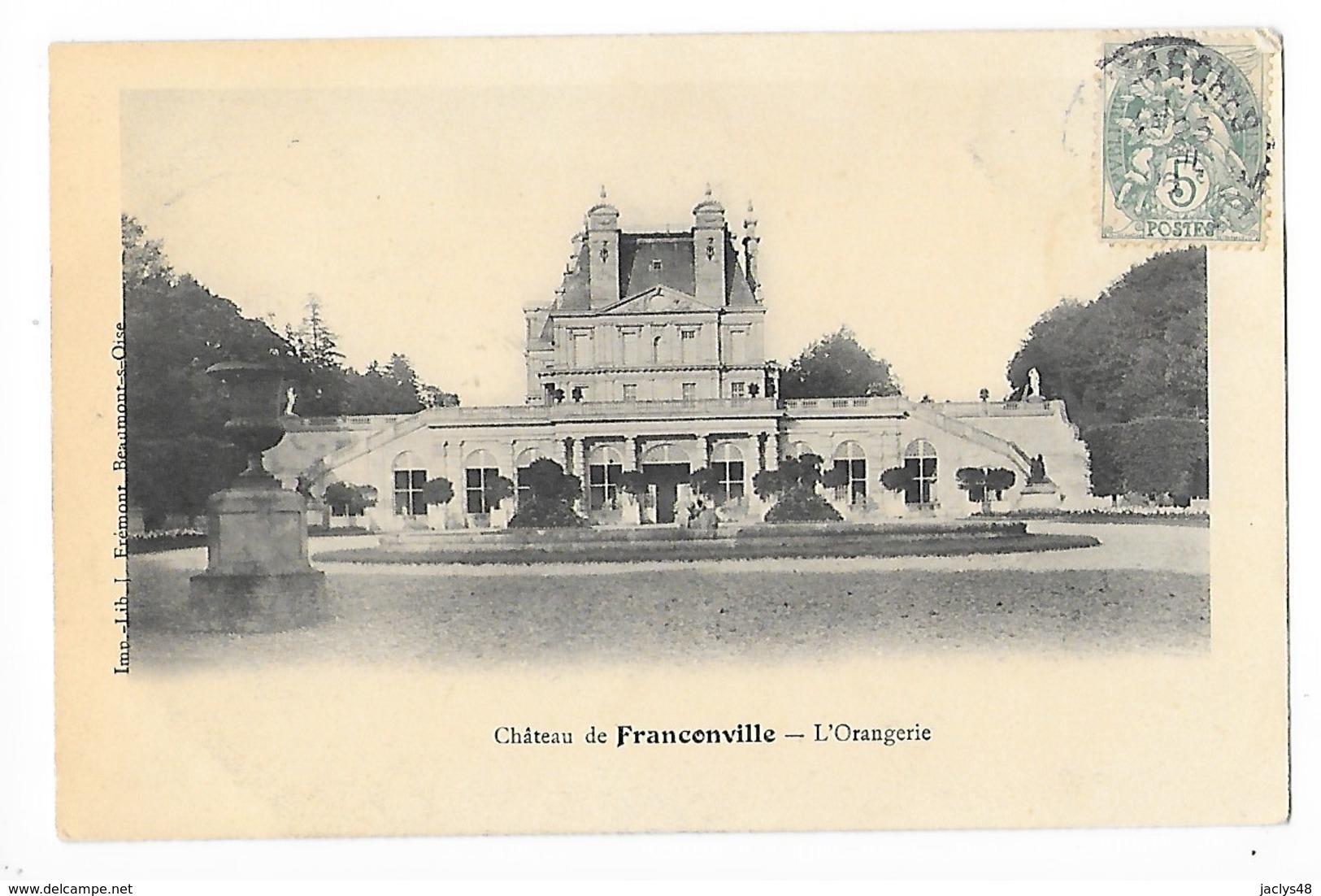 FRANCONVILLE  (cpa 95)  Le Château   -  L 1 - Saint-Martin-du-Tertre