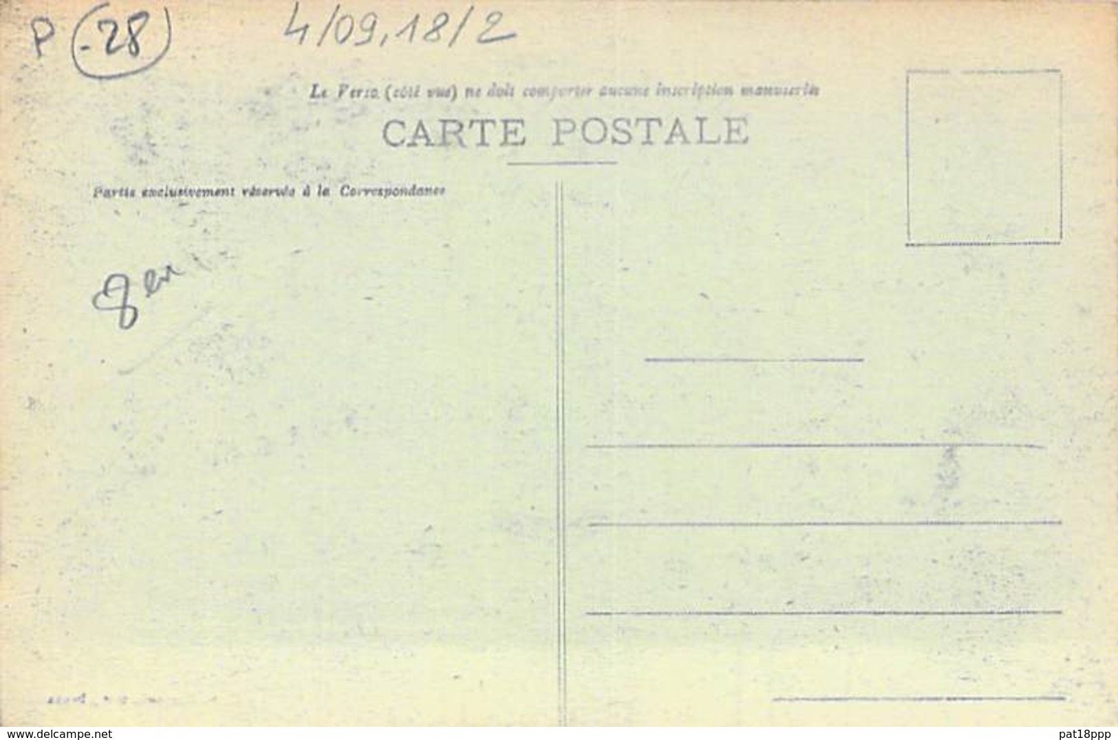 28 - CRECY COUVE : La Grande Rue ( Important Troupeau De Moutons De Passage ) CPA - Eure Et Loire - Autres & Non Classés