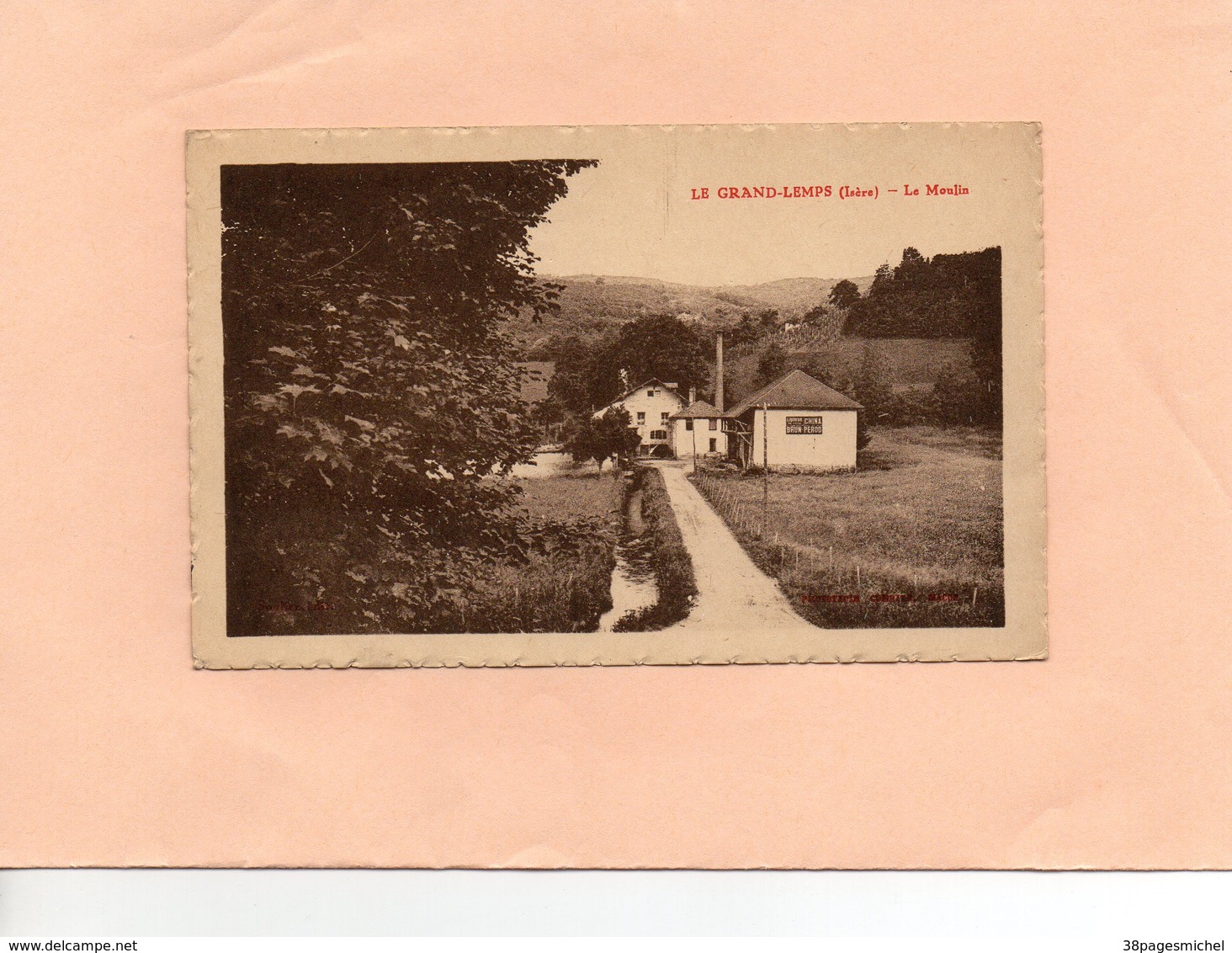 Carte Postale - LE GRAND LEMPS - D38 - Le Moulin - Autres & Non Classés